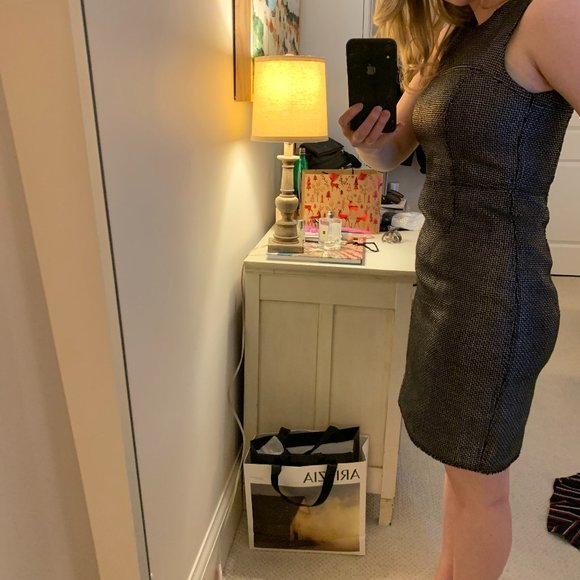 Metallic Tweed Dress - Picture 3 of 4